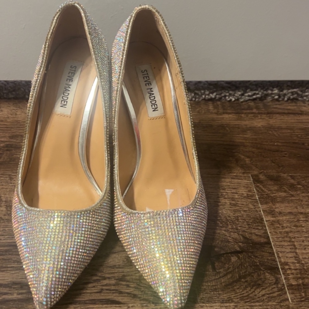 Steve Madden sparkle heels